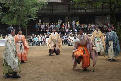 「こんぴらの四季祭」写真コンテスト入賞作品　奉納蹴鞠